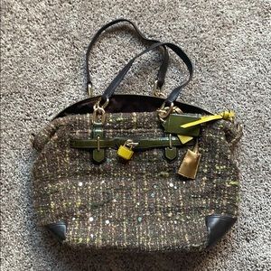 It’s BACK: Wool Green Coach Bag!